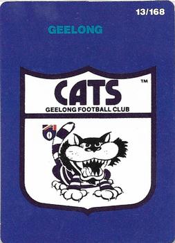 1990 AFL Scanlens Stimorol #13 Geelong Cats Front